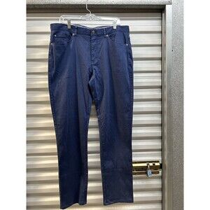 NWT Peter Millar Golf Pants Crown Sateen 36 x 31 Blue Modal